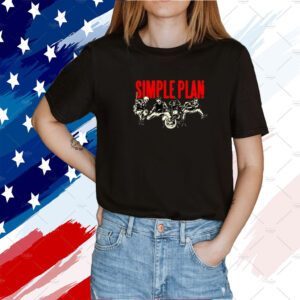Simpleplan Live Skeleton Shirts