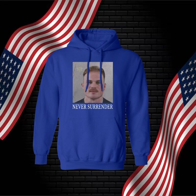 Never Surrender Zach Bryan Mugshot T-Shirt