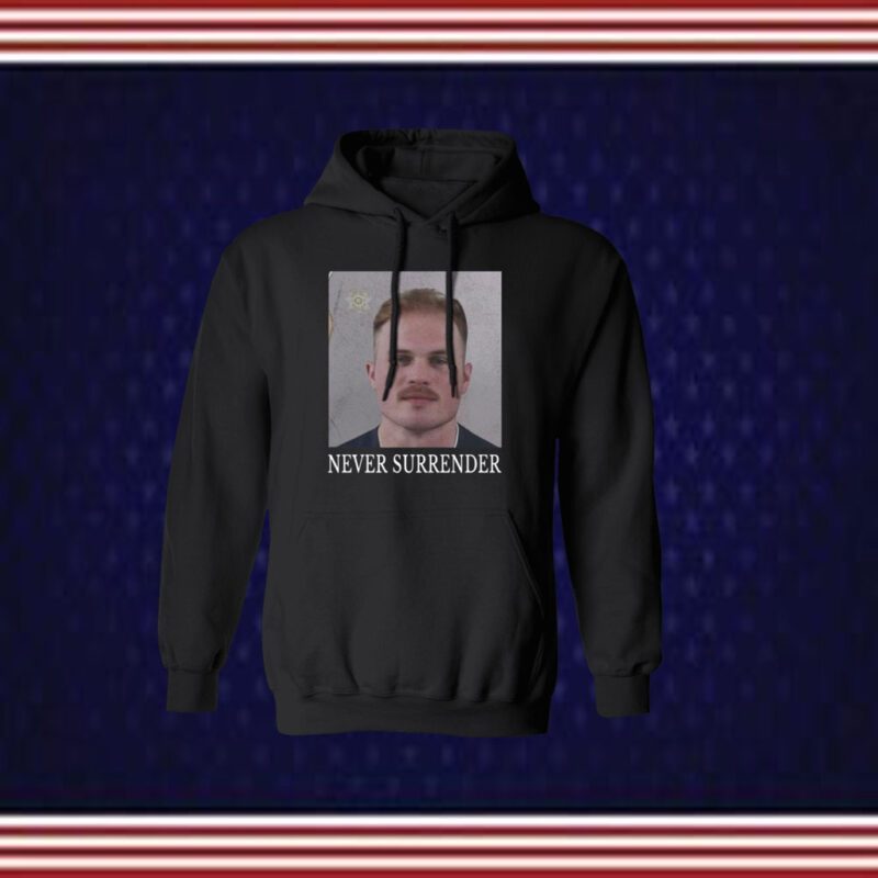 Zach Bryan Never Surrender Tee Shirt