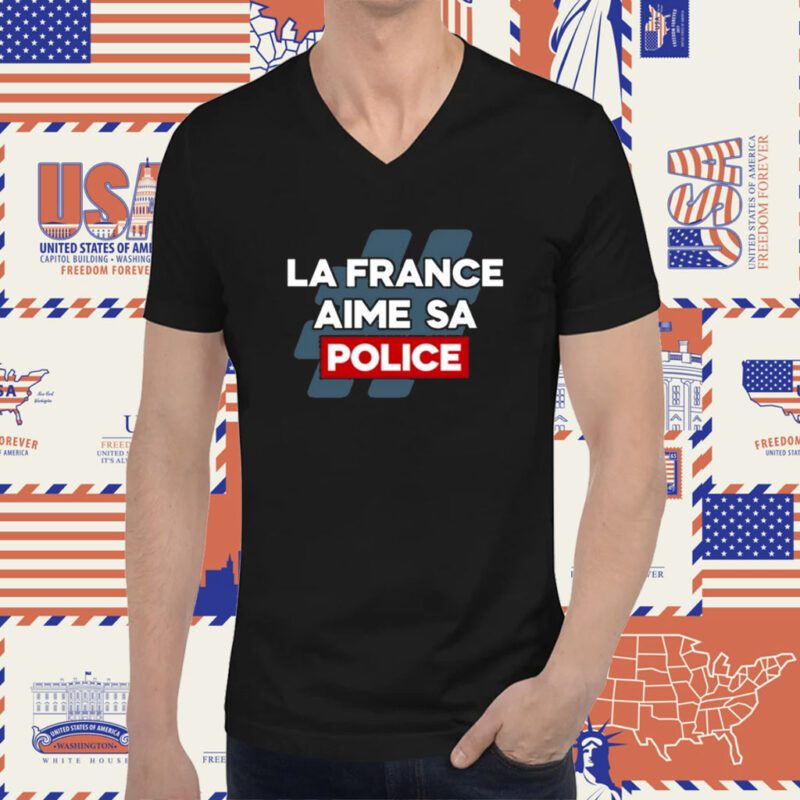 La France Aime Sa Police Tee Shirt
