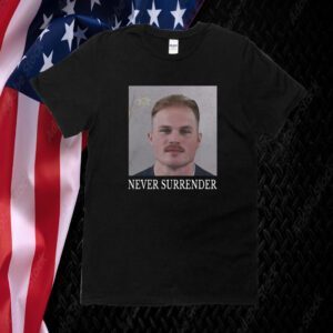Zach Bryan Never Surrender Mugshot Shirt