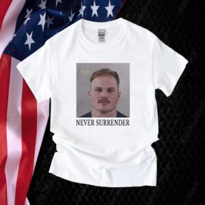 Zach Bryan Never Surrender Mugshot Shirt