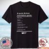 A Quick British Translations Guide 2023 Shirt