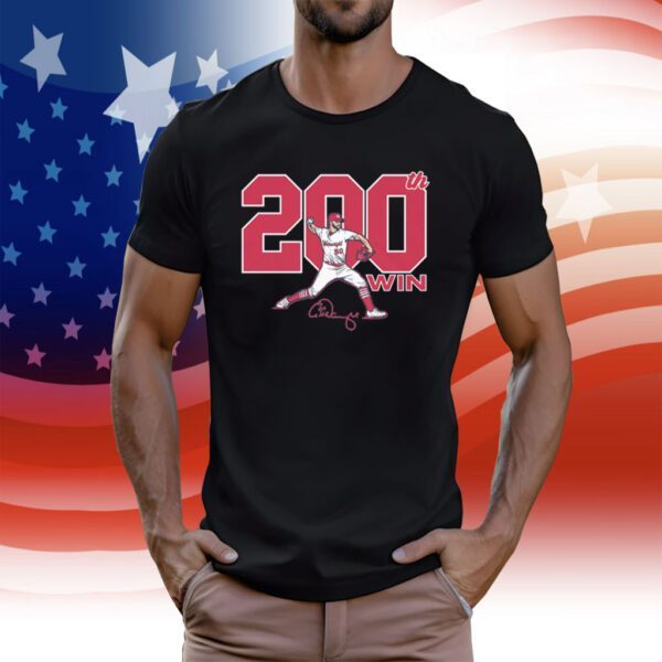 Adam Wainwright 200 Wins St Louis T-Shirt