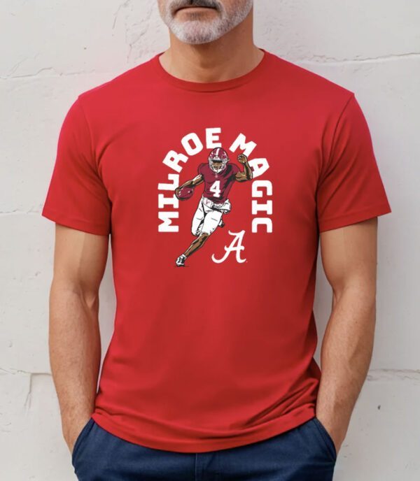 Alabama Football Jalen Milroe Magic Tee Shirt