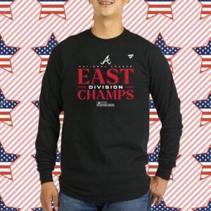 Official Atlanta Braves National League East Division Champions 2023 Postseason T-Shirt