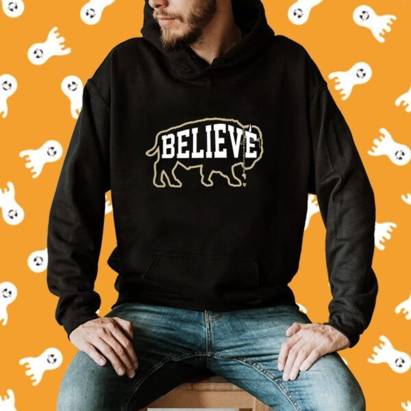 Believe Buffalo Boulder College Football Tee Shirt