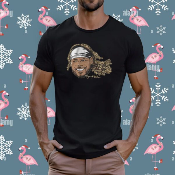 Bijan Robinson Swag Head T-Shirt