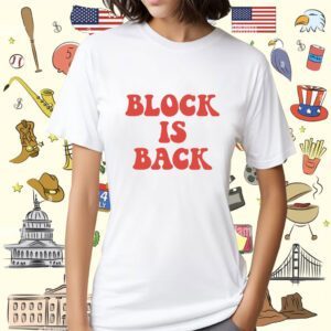 Block Is Back Tee Shirt