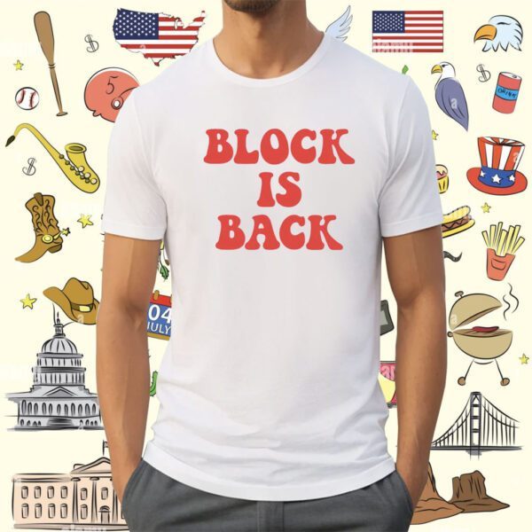 Block Is Back Tee Shirt