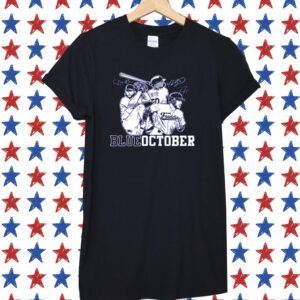 Blue October LA Baseball Betts Freeman Kershaw T-Shirt