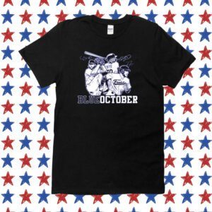 Blue October LA Baseball Betts Freeman Kershaw T-Shirt