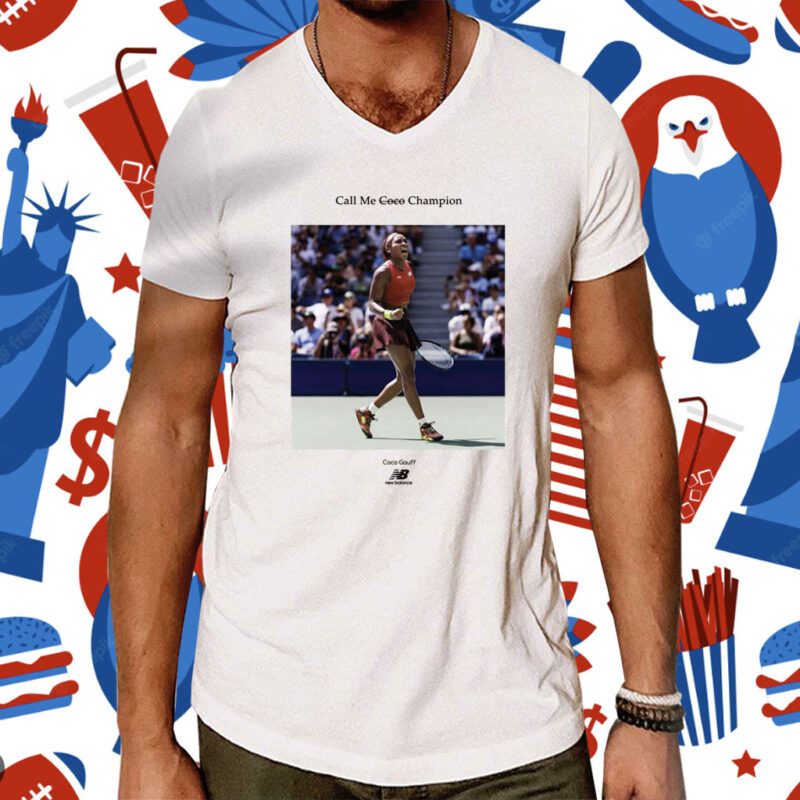 Official Coco Gauff Call Me Coco Champion 2023 T-ShirtOfficial Coco Gauff Call Me Coco Champion 2023 T-Shirt