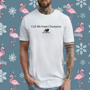 Official Coco Gauff Wearing Call Me Coco Champion 2023 T-Shirt