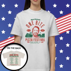 Dave Portnoy One Bite Pizza Festival Coney Island NY Shirt