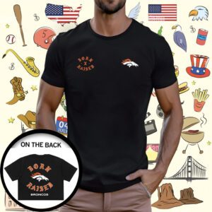 Denver Broncos Born X Raised T-Shirt