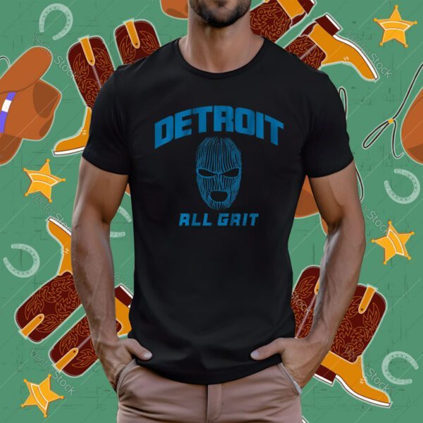 Detroit Ski Mask Detroit Football T-Shirt