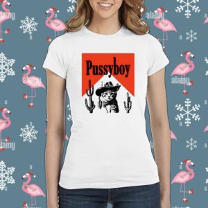 Ezra Miche Pussyboy Cat Cactus Shirt