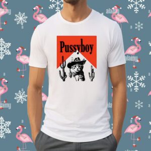 Ezra Miche Pussyboy Cat Cactus Shirt