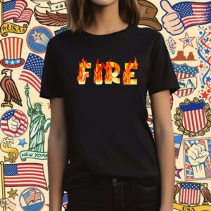 Fire and Ice DIY Last Minute Halloween Party Costume Couples T-Shirt