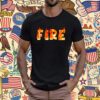 Fire and Ice DIY Last Minute Halloween Party Costume Couples T-Shirt