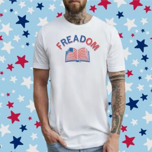 Freadom Book USA Flag Vintage T-Shirt