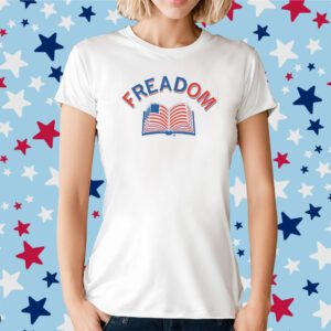Freadom Book USA Flag Vintage T-Shirt