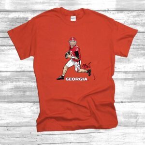 Official Georgia Football Carson Beck Superstar Pose TShirt