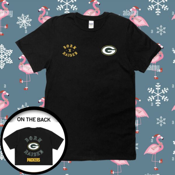 Official Green Bay Packers Born X Raised T-Shirt