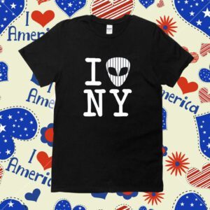 I Alien NY New York Baseball T-Shirt