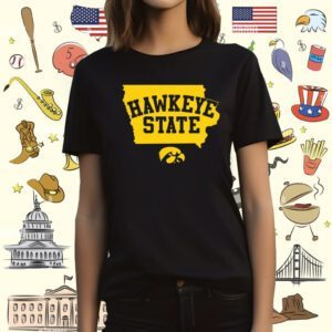 Iowa Football Hawkeye State Iowa T-Shirt