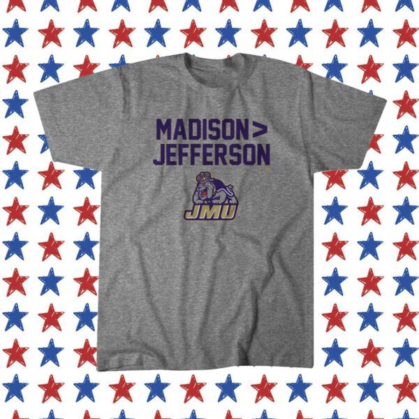 JMU Football Madison Jefferson T-Shirt
