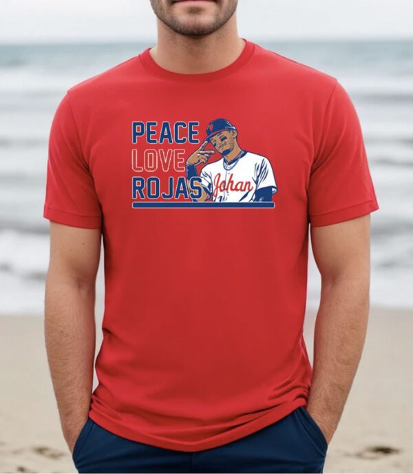 Johan Rojas Peace Love Rojas Philadelphia Shirt