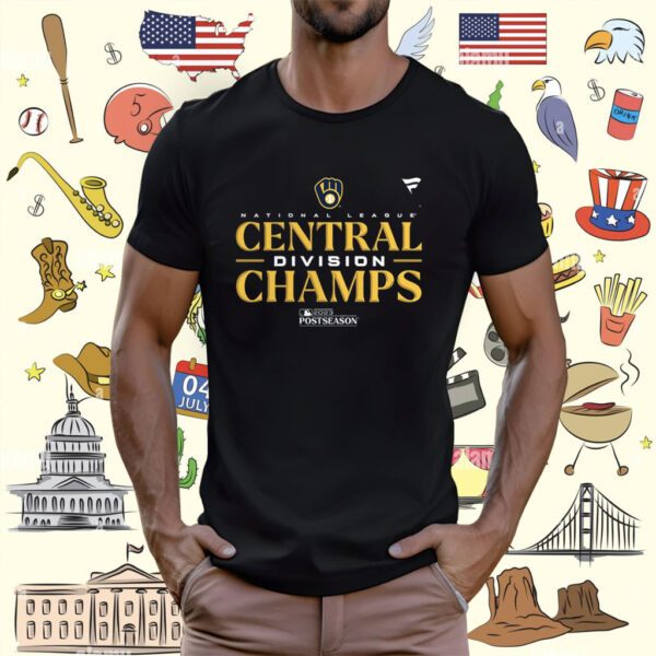 Milwaukee Brewers 2023 Nl Central Division Champions Locker Room Shirt