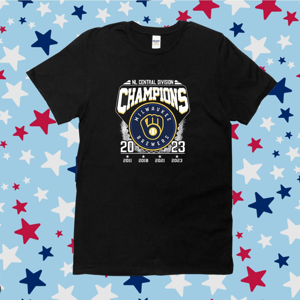 NL Central Divison Champions Milwaukee Brewers 2011 2018 2021 2023