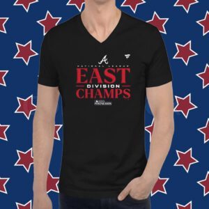 Original Atlanta Braves Nl East Division Champions 2023 Locker Room T-Shirt