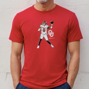 Oklahoma Football Dillon Gabriel Superstar Pose T-Shirt