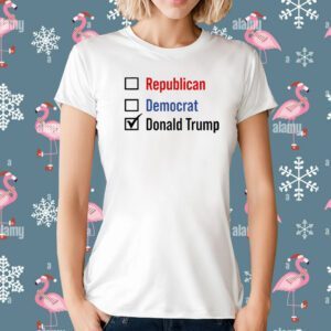 Republican Democrat Donald Trump Tee Shirt