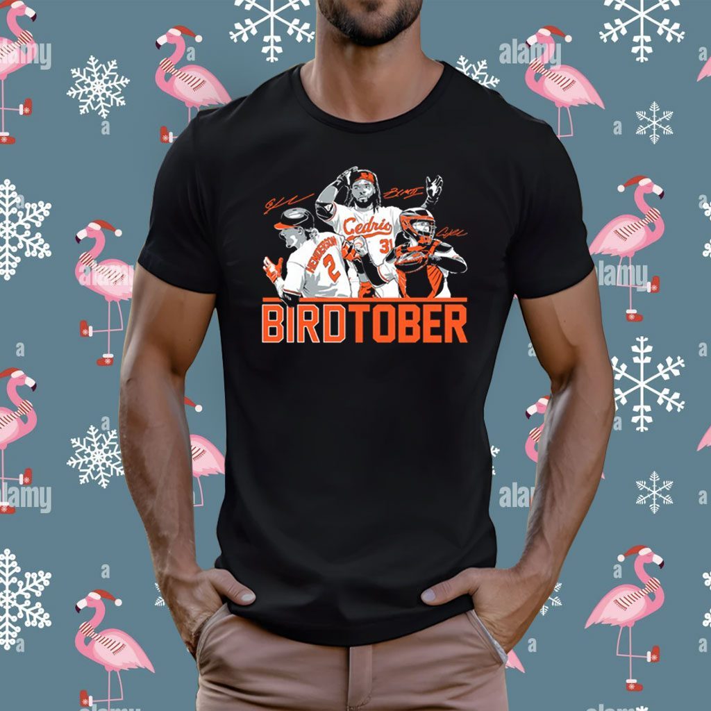 Rutschman Henderson Mullins Birdtober T-Shirt