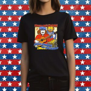 Simon And Garfield Hello Lasagna My Old Friend T-Shirt