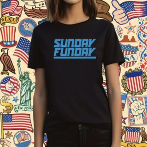 Sunday Funday Detroit Football T-Shirt