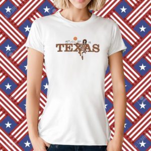 Texas Cowgirl Football Tee Shirt