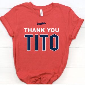 Official Thank You Tito Cleveland Guardians Shirt