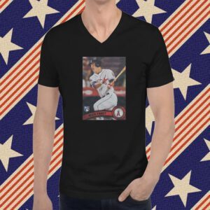 Official Topps Baseball Mike Trout Angels T-Shirt