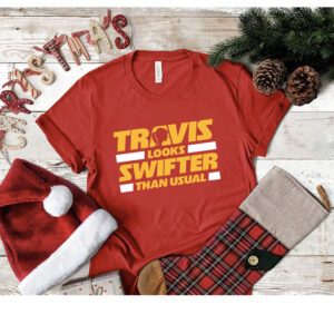 Travis Looks Swifter Than Usual Kansas City Football Shirt