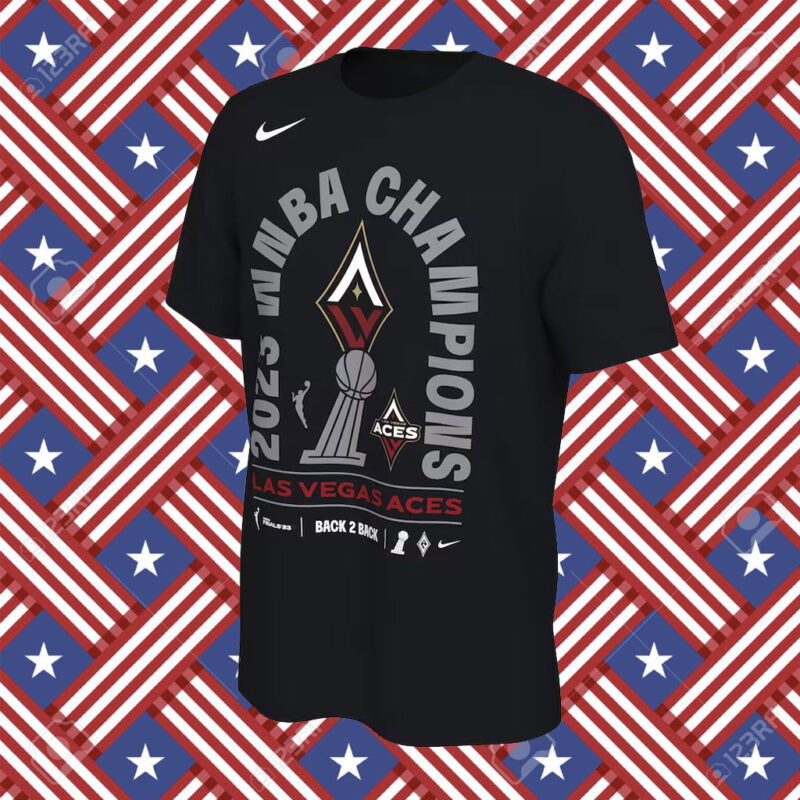 Las Vegas Aces 2023 WNBA Champions Tee Shirt