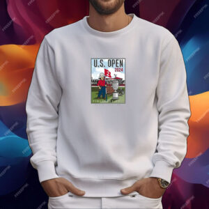 2024 U.S. Open Ahead Navy American Flag Chapman T-Shirt