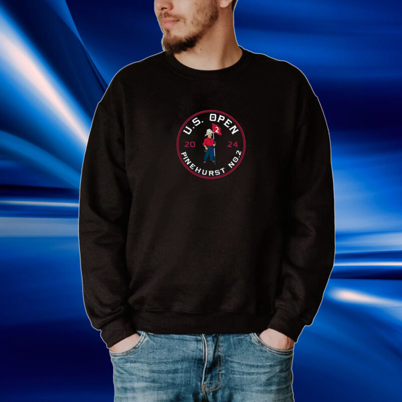 2024 Us Open Ahead Navy American Flag Chapman T-Shirt