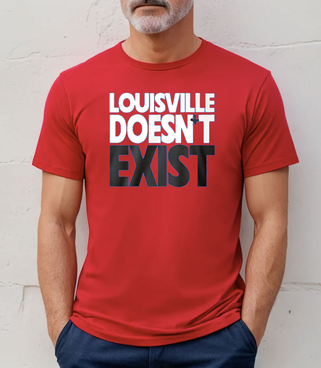 Aaron Bradshaw Louisville Doesn't Exist T-Shirt 