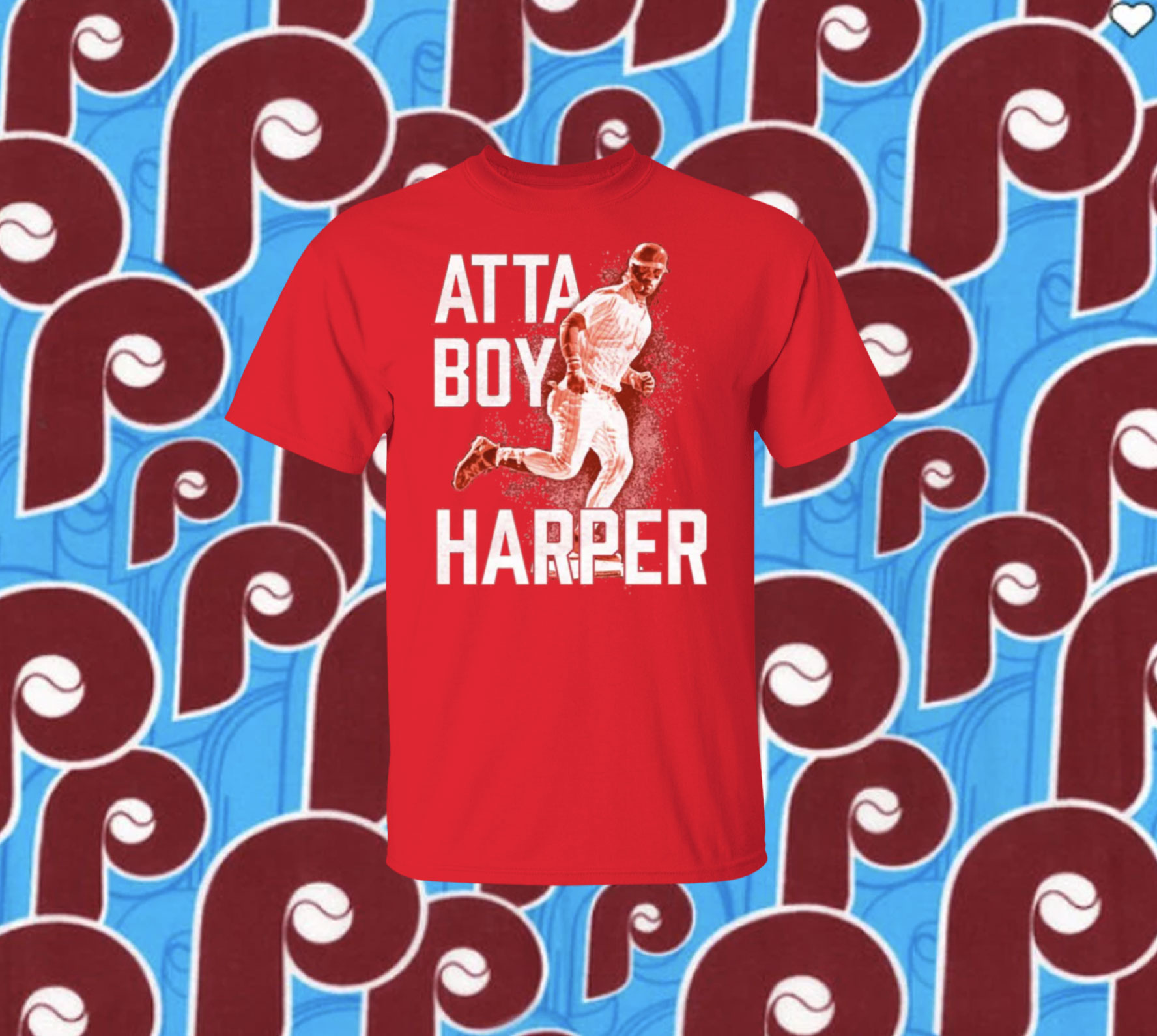 Bryce Harper Atta-Boy Harper Merch Shirt - Teeducks